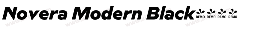 Novera Modern Black字体转换 Novera Modern Black字体转换